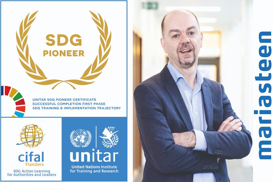 Mariasteen ontvangt UNITAR-certificaat