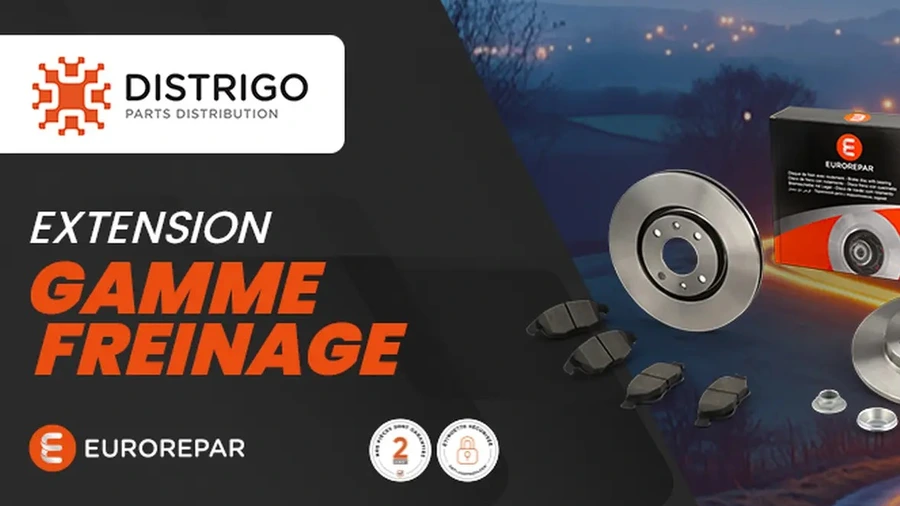 Extension de la gamme freinage d'EUROREPAR