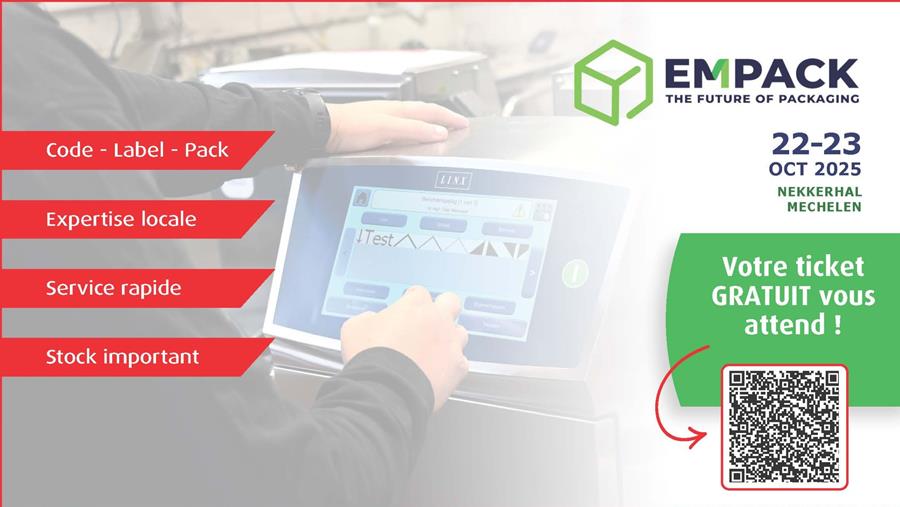 Presa à Empack Mechelen : plus de 40 ans d'expertise en matière d'emballage, de codage et d'étiquetage