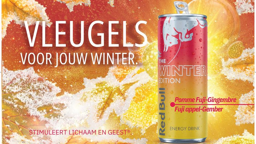 Nieuwe Red Bull Winter Edition met smaak van fuji appel en gember